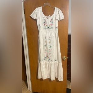 NWT LoveShackFancy Damia Dress in Porter Cream